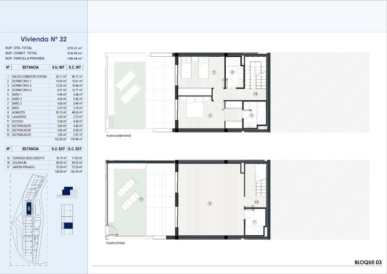 3 Schlafzimmer Stadthaus zu verkaufen