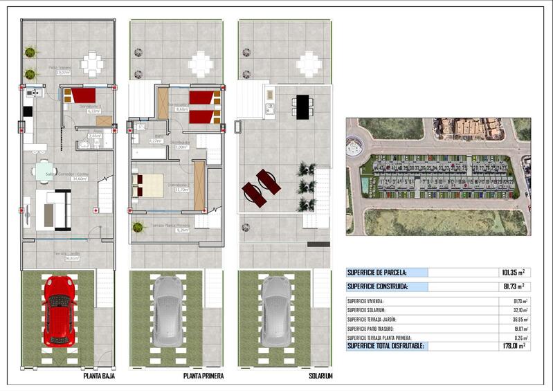 3 Schlafzimmer Stadthaus zu verkaufen