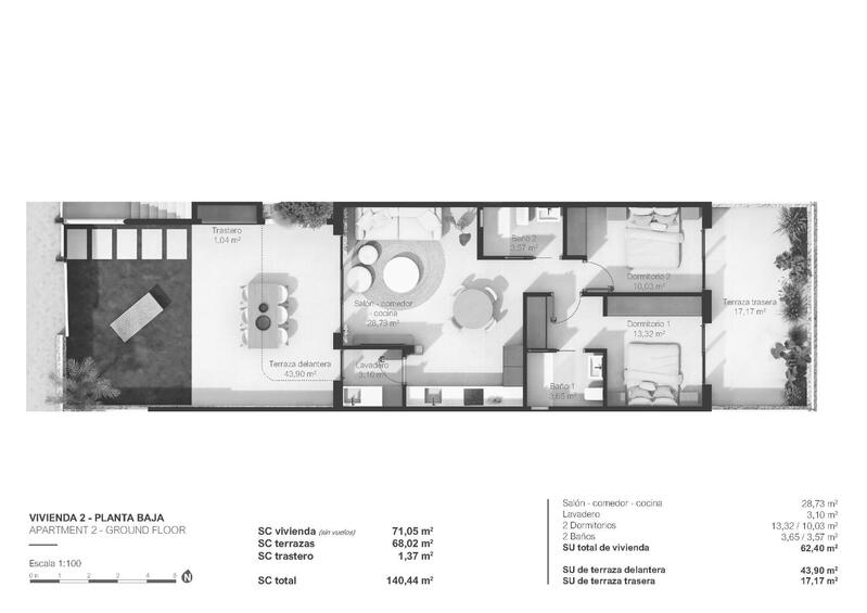 3 Cuarto Apartamento en venta