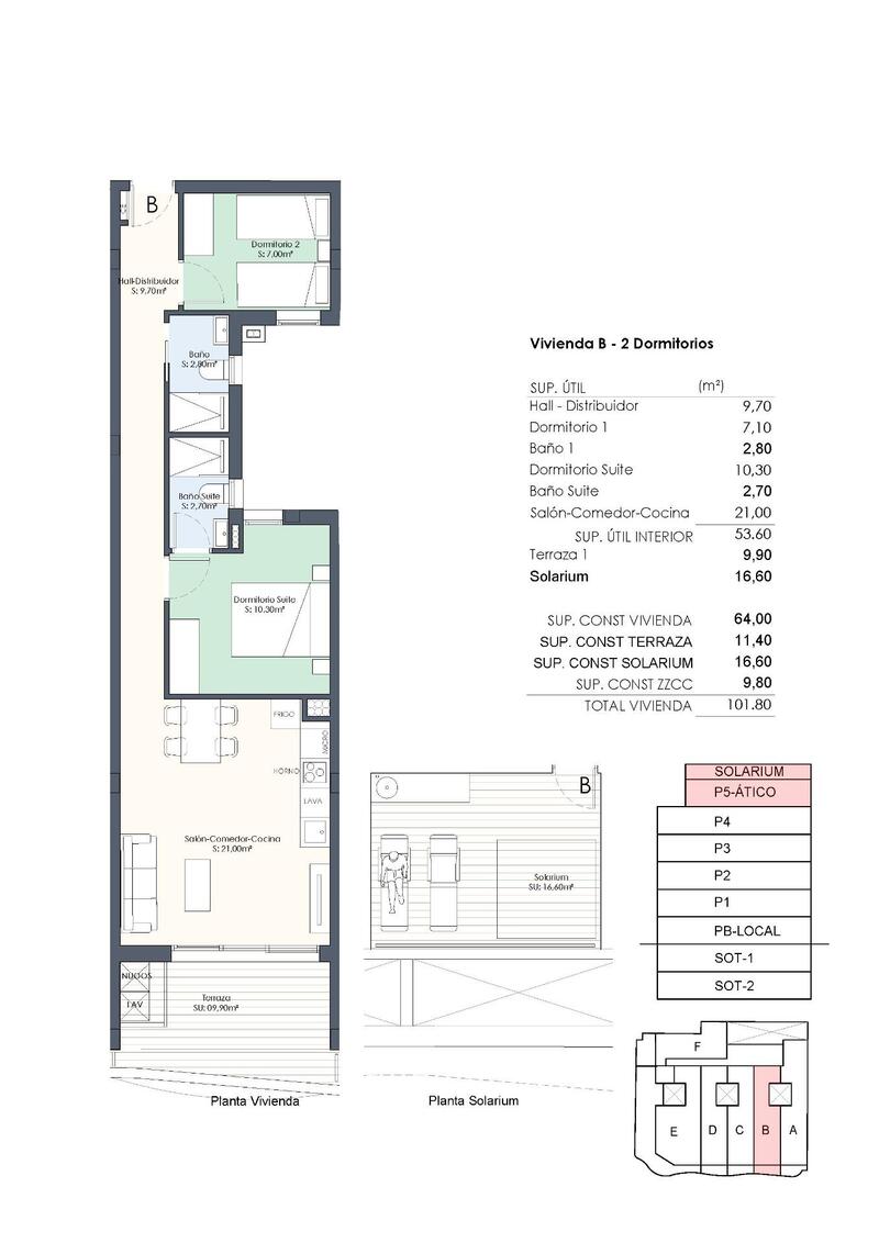 2 Cuarto Apartamento en venta