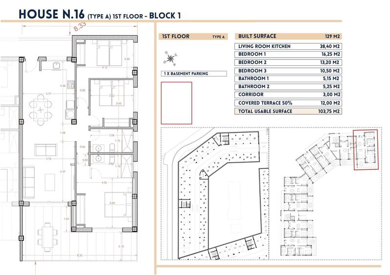 3 chambre Appartement à vendre