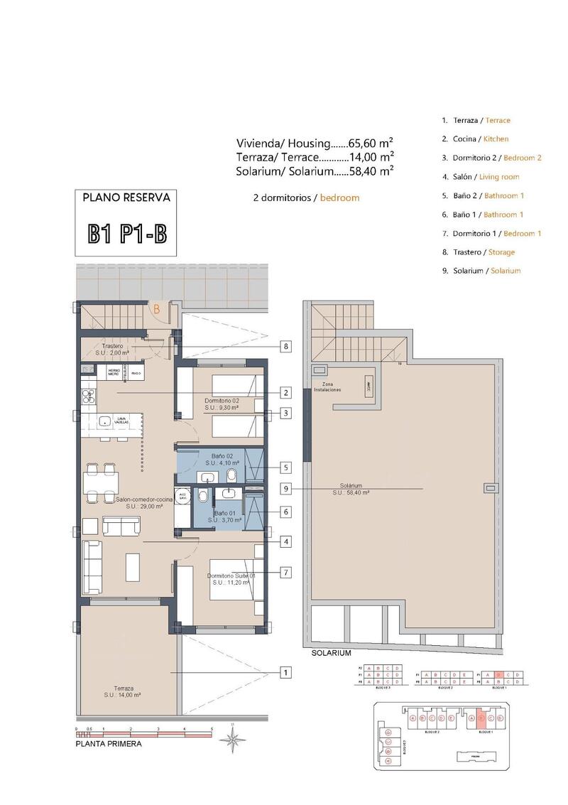 2 Cuarto Apartamento en venta