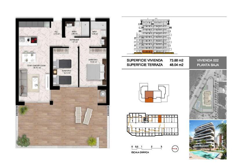 2 Cuarto Apartamento en venta