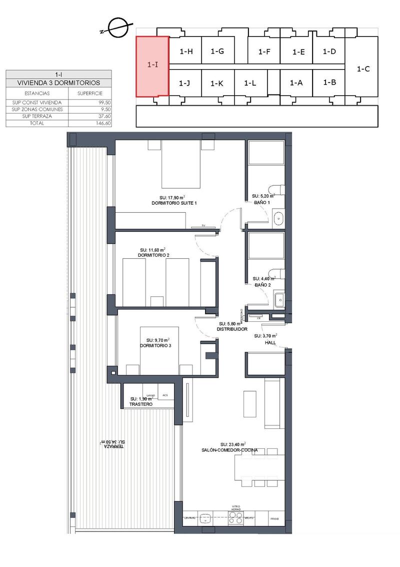 3 Cuarto Apartamento en venta