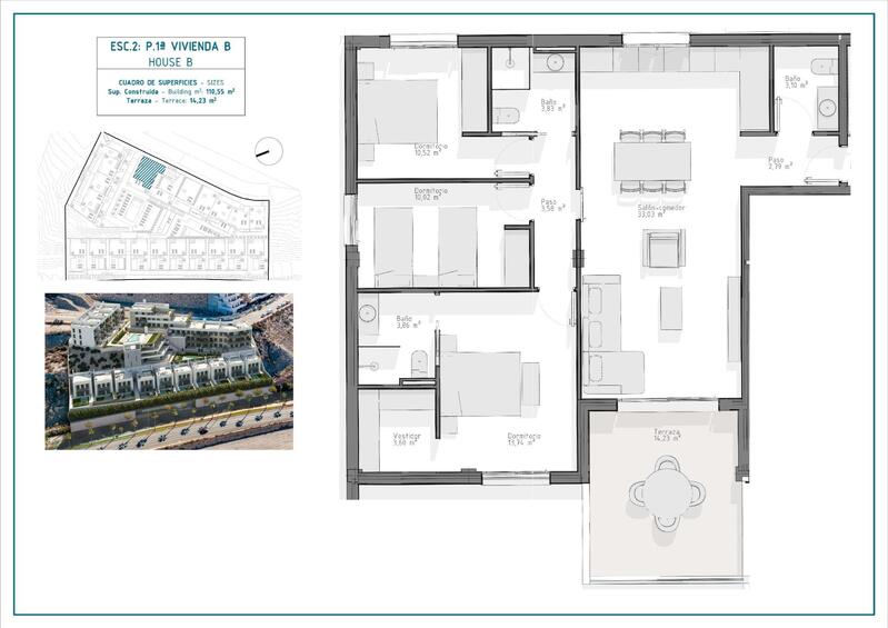 3 Cuarto Apartamento en venta