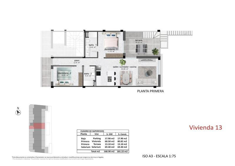 2 Schlafzimmer Stadthaus zu verkaufen