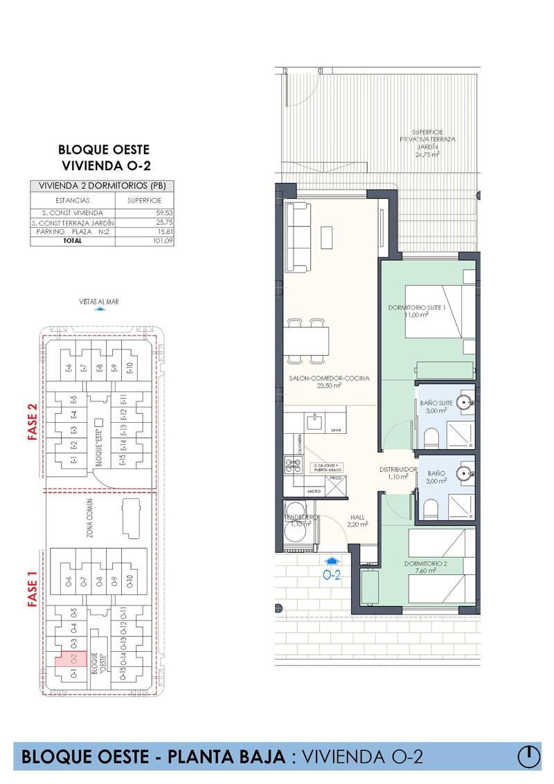 2 Cuarto Apartamento en venta