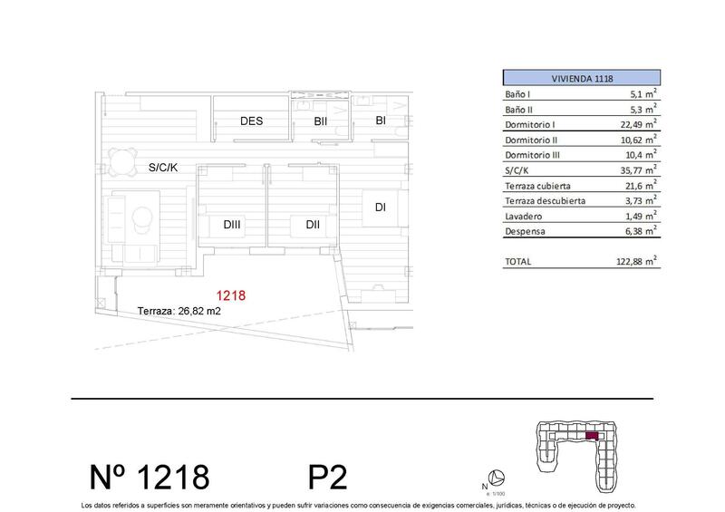 3 Cuarto Apartamento en venta