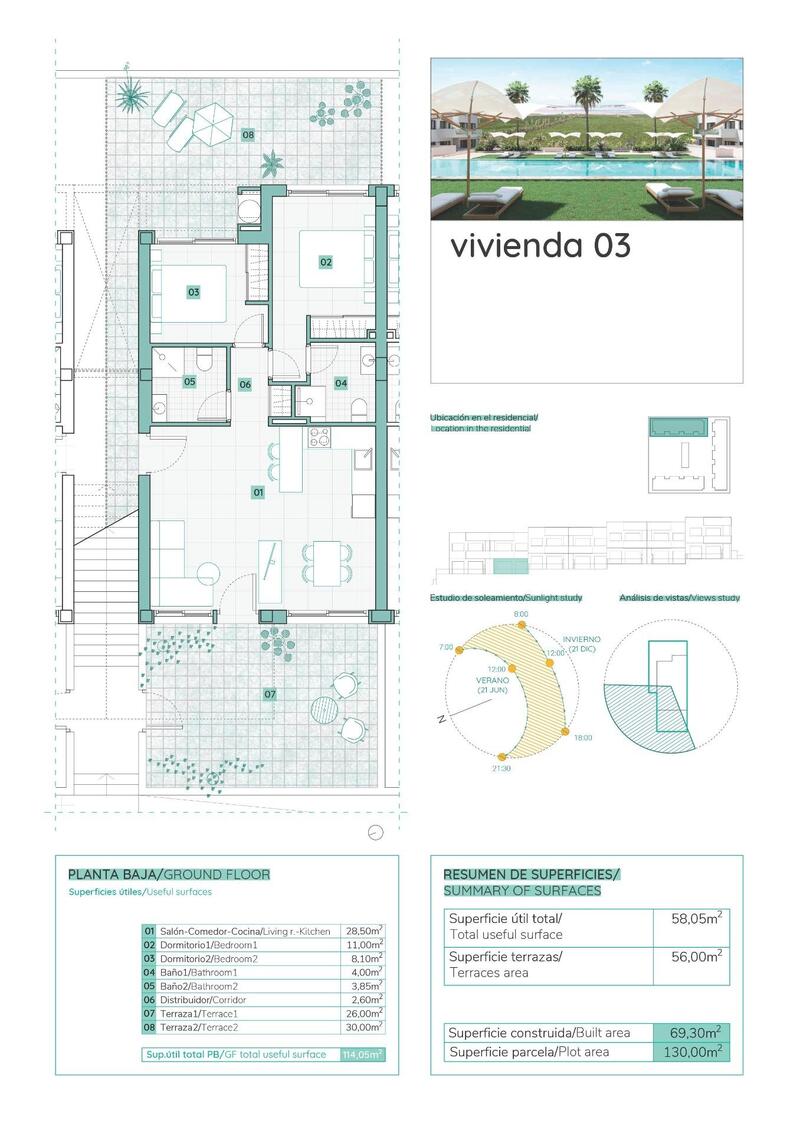 2 Cuarto Apartamento en venta