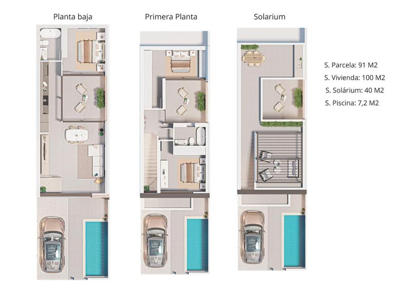 3 bedroom Townhouse for sale