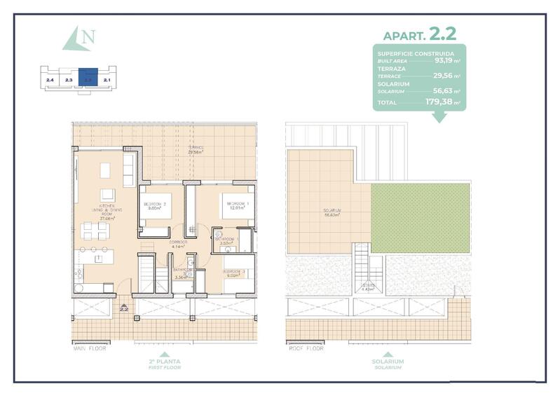 3 Cuarto Apartamento en venta