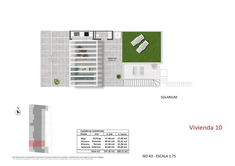 3 Cuarto Apartamento en venta