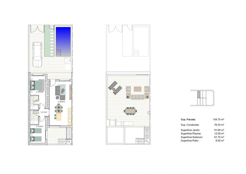 2 Schlafzimmer Stadthaus zu verkaufen