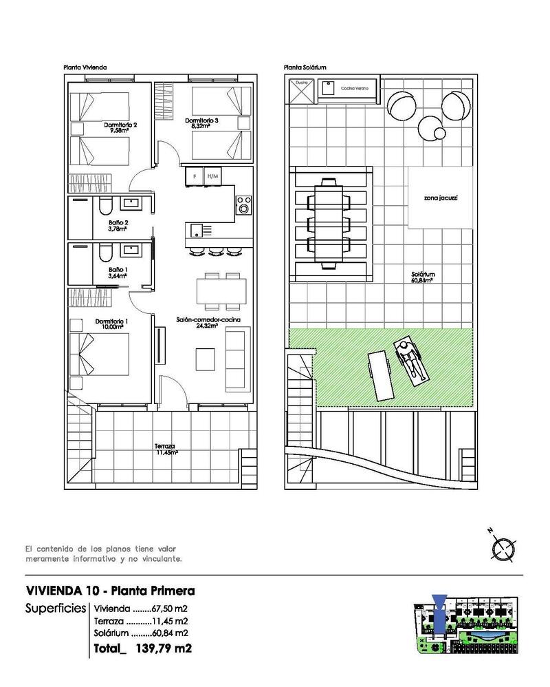 3 Schlafzimmer Appartement zu verkaufen