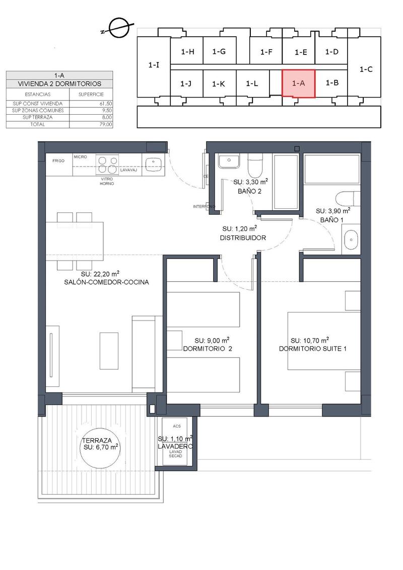 2 Cuarto Apartamento en venta