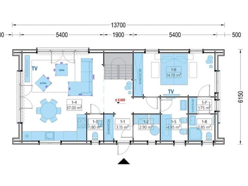 4 Cuarto Casa de Campo en venta