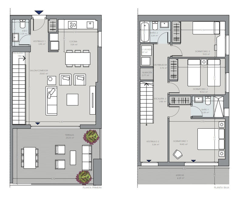 3 chambre Appartement à vendre