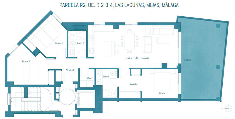 2 Cuarto Apartamento en venta