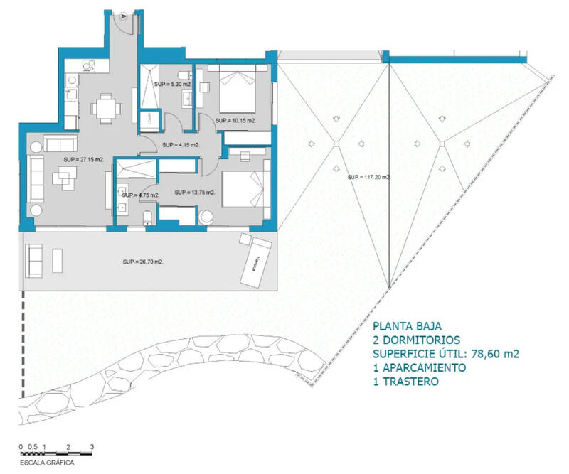 2 chambre Appartement à vendre