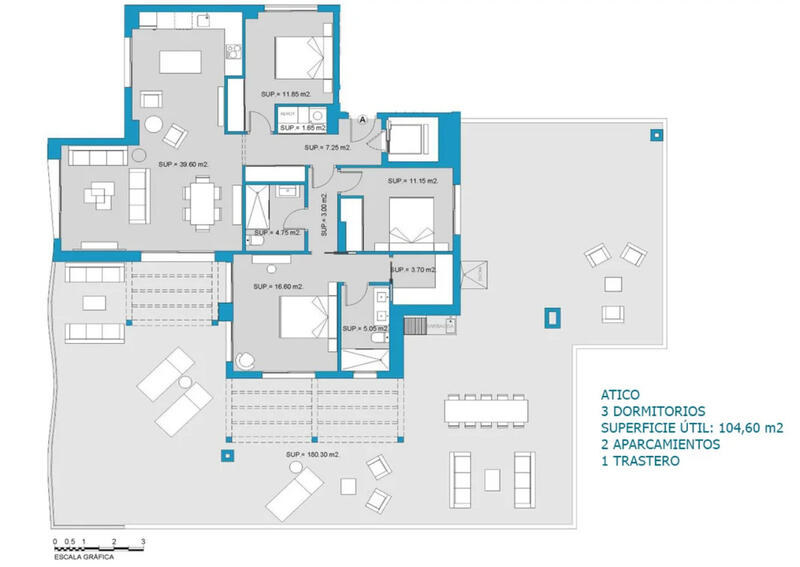 2 chambre Appartement à vendre