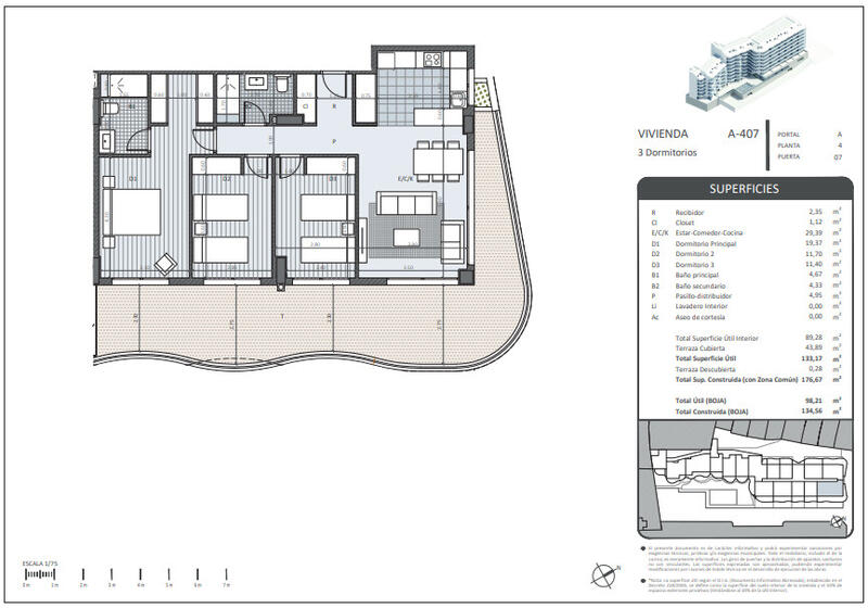 2 Cuarto Apartamento en venta