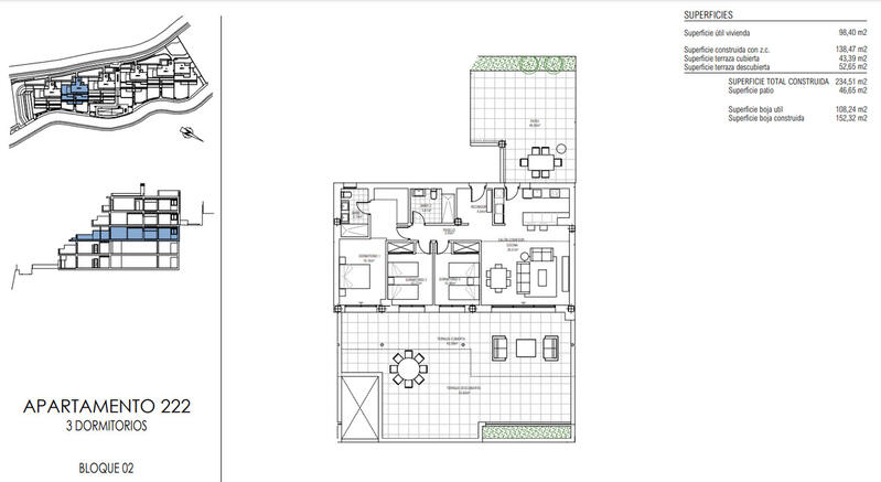 2 Schlafzimmer Appartement zu verkaufen