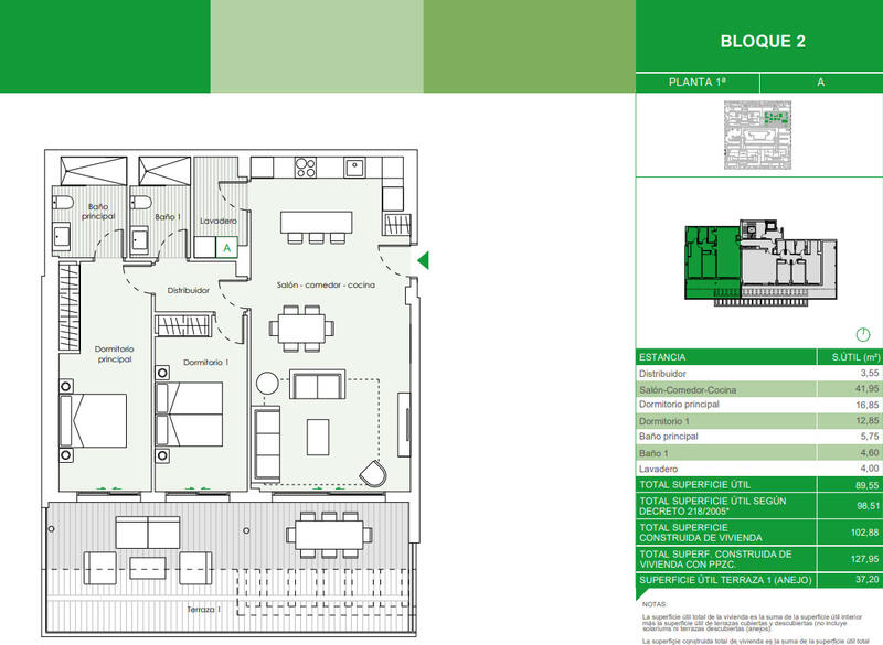 3 slaapkamer Appartement Te koop