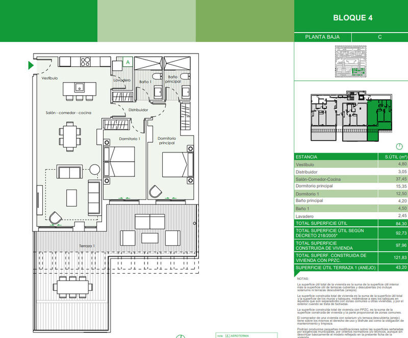 3 Schlafzimmer Appartement zu verkaufen