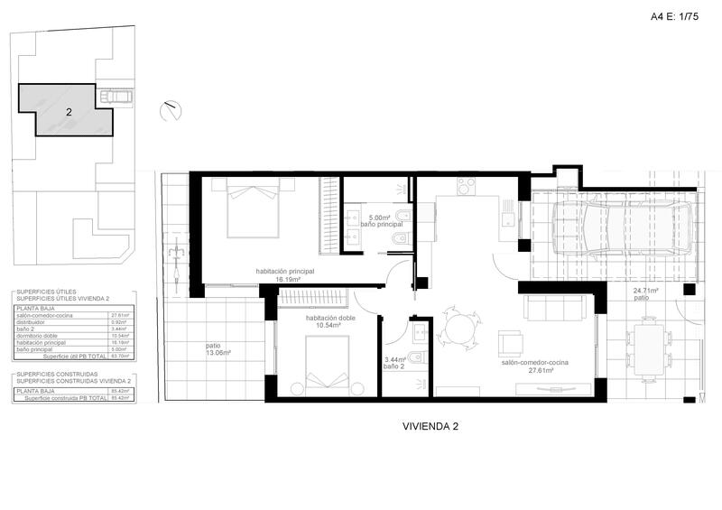 2 Schlafzimmer Stadthaus zu verkaufen