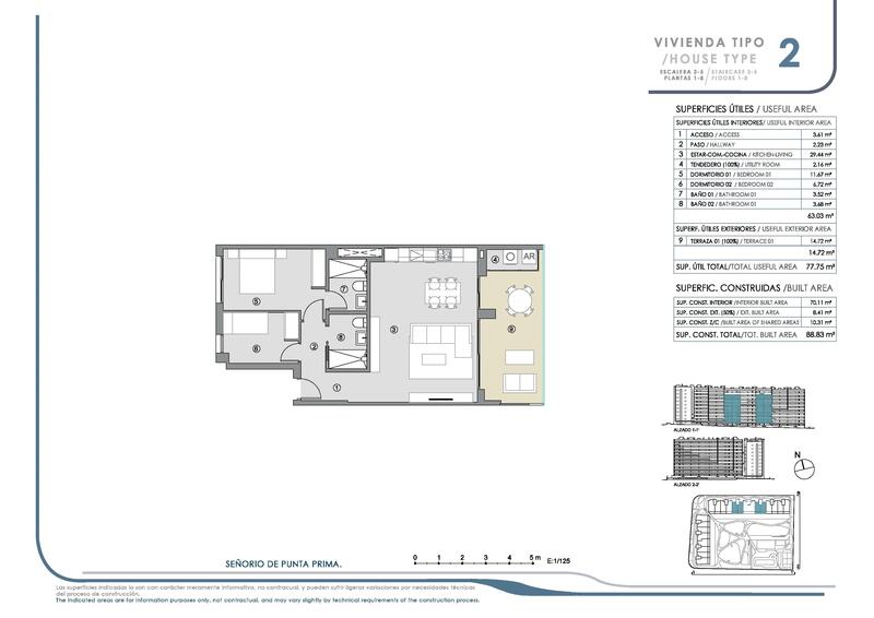 2 Schlafzimmer Appartement zu verkaufen