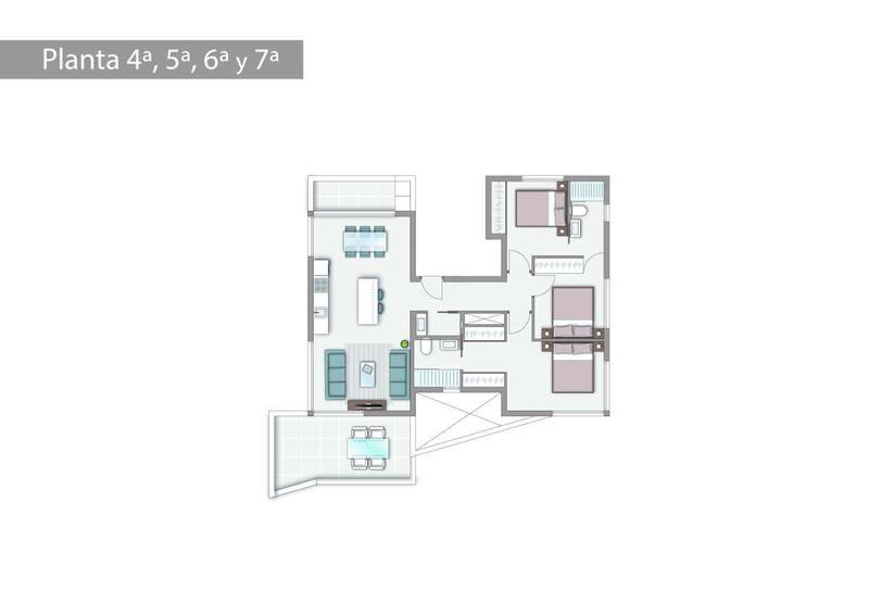 3 slaapkamer Appartement Te koop