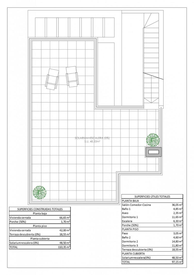 3 slaapkamer Gezinswoning Te koop