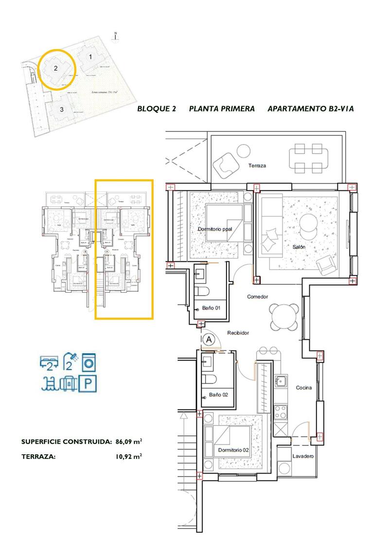 2 Cuarto Apartamento en venta