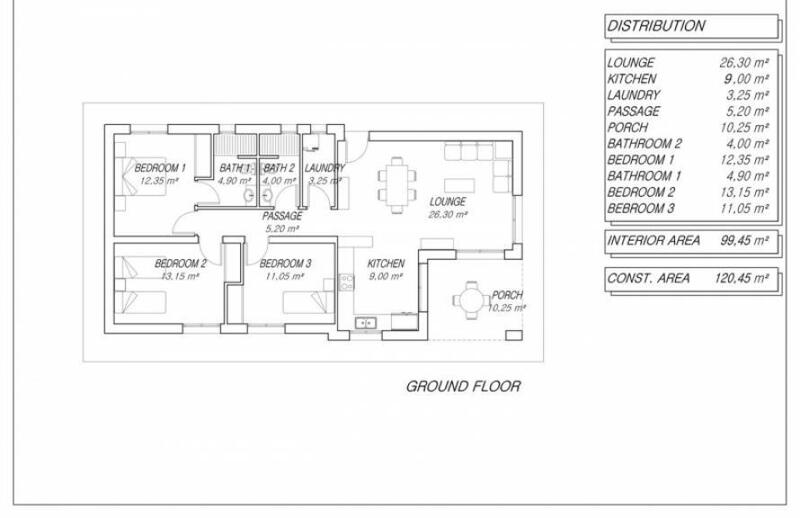 3 Schlafzimmer Villa zu verkaufen