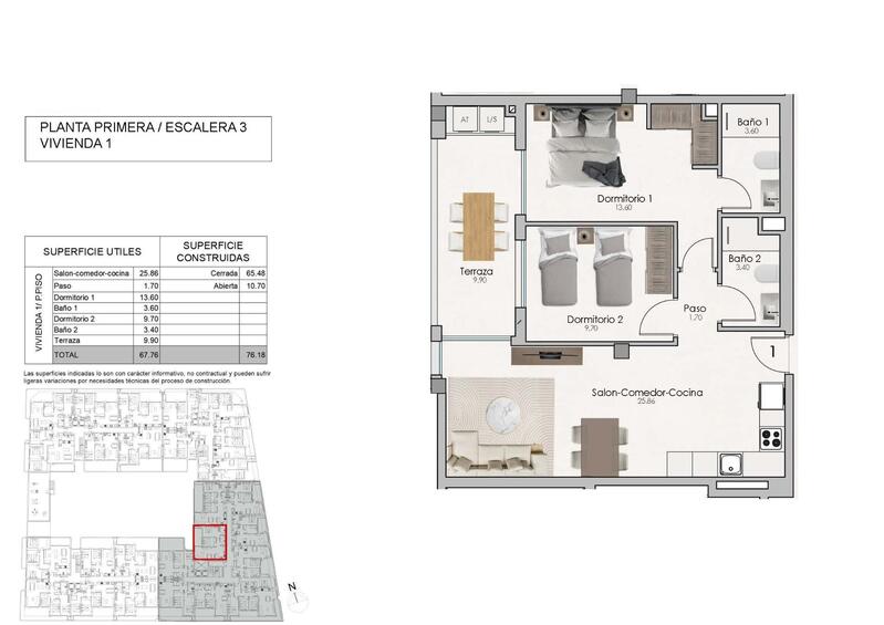 2 Cuarto Apartamento en venta