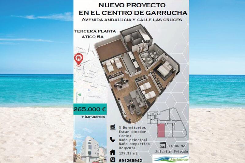 Apartamento en venta en Garrucha, Almería