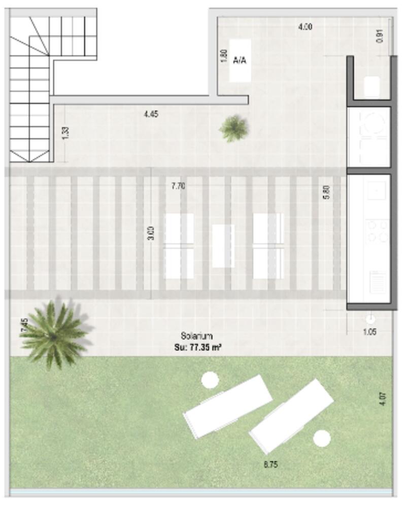 3 Cuarto Apartamento en venta