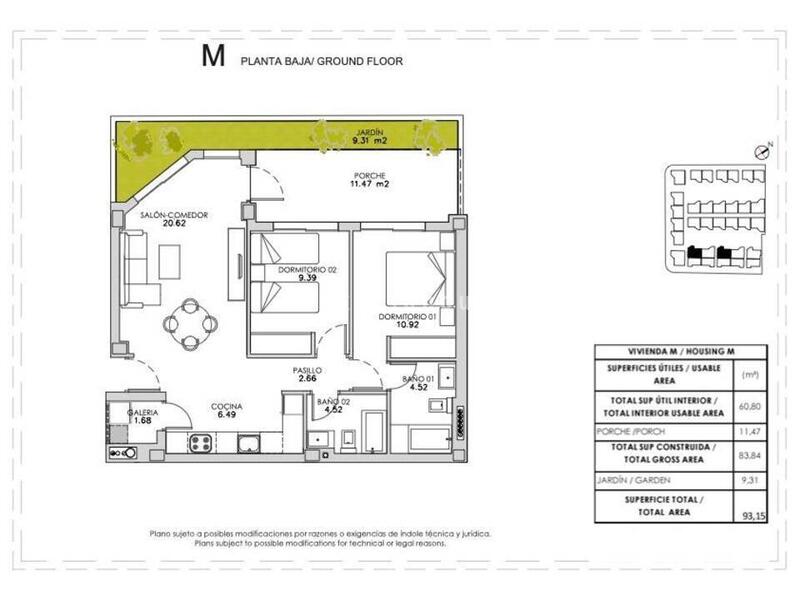 2 Schlafzimmer Appartement zu verkaufen