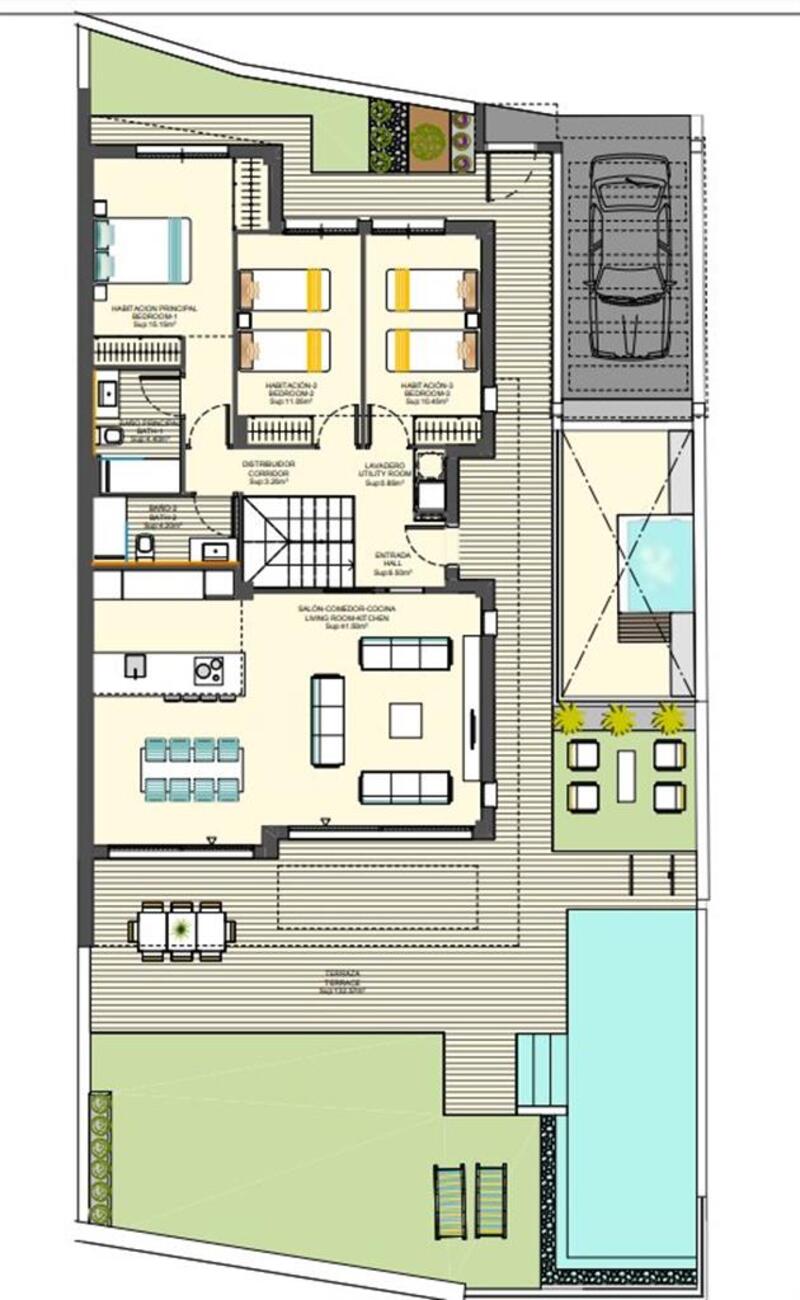 3 Schlafzimmer Stadthaus zu verkaufen