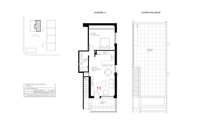 1 Cuarto Apartamento en venta