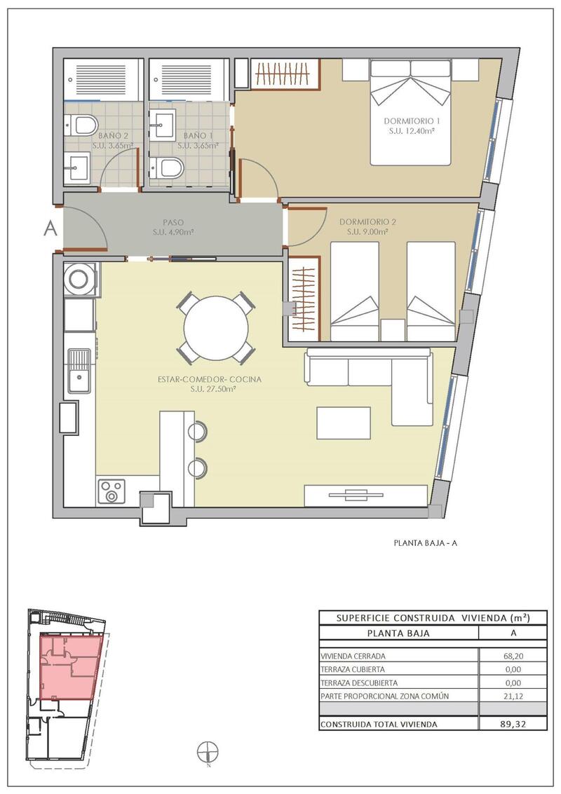 2 chambre Appartement à vendre