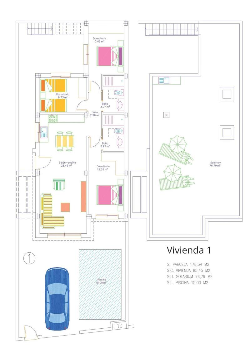 3 Cuarto Villa en venta