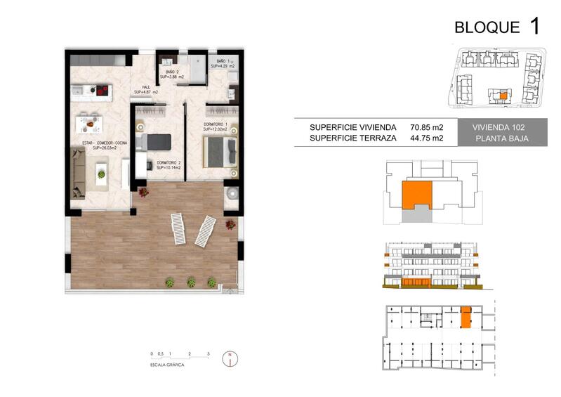 2 Cuarto Apartamento en venta