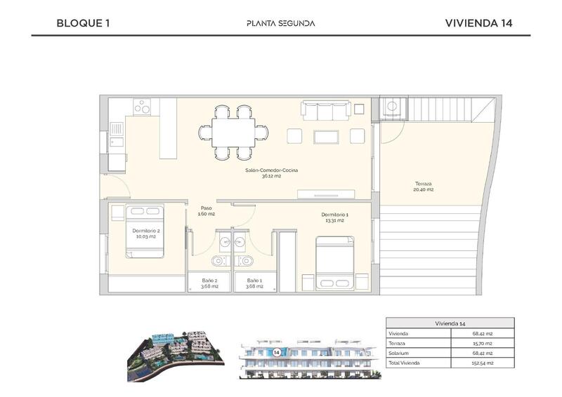 2 Cuarto Apartamento en venta