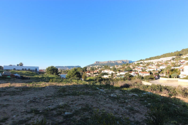 Land til salgs i Calpe, Alicante