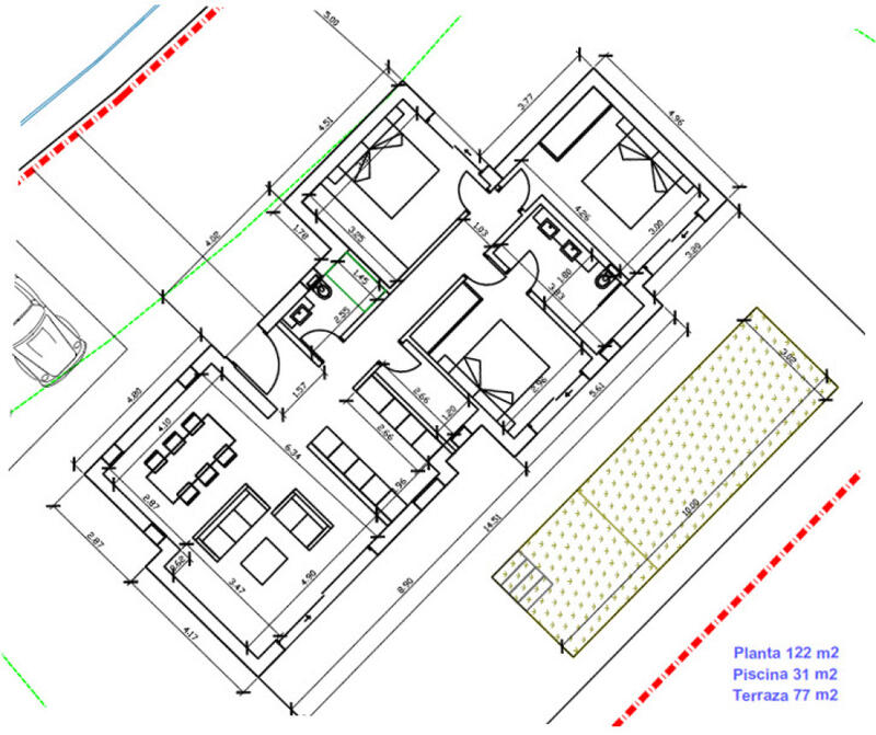 3 slaapkamer Villa Te koop