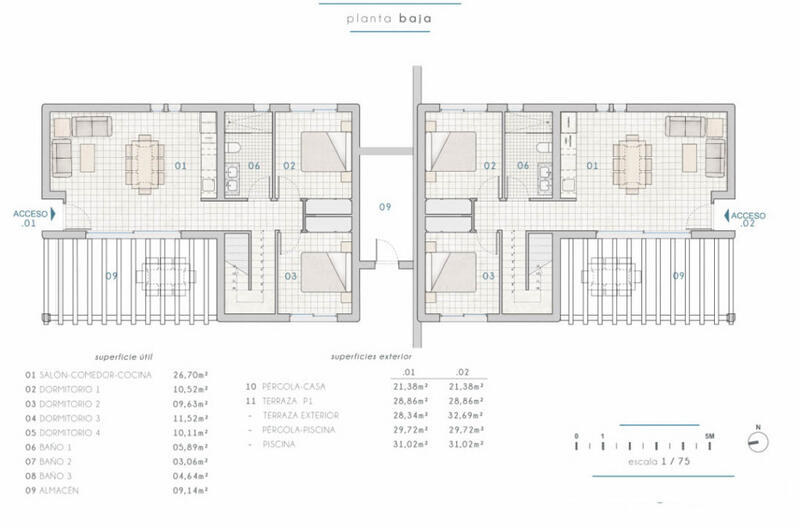 8 Cuarto Dúplex en venta