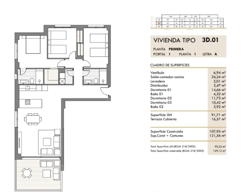 3 chambre Appartement à vendre