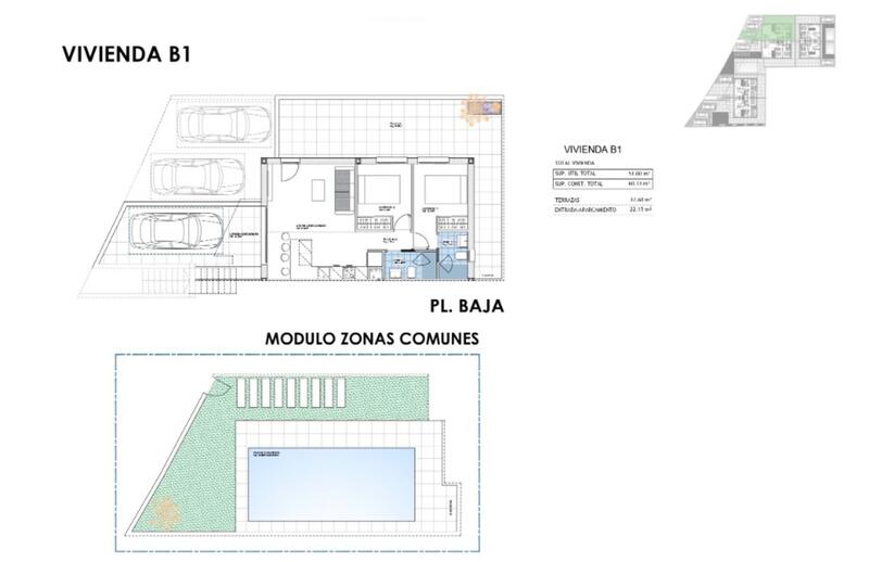 2 slaapkamer Appartement Te koop