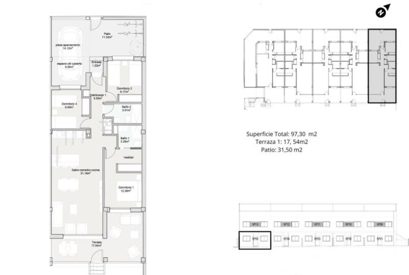 3 chambre Appartement à vendre